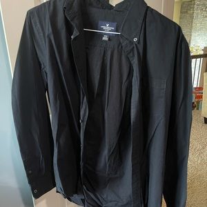 American eagle button up top